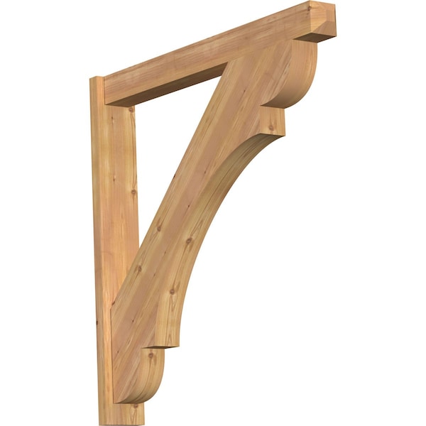 Ekena Millwork Olympic Smooth Craftsman Outlooker, Western Red Cedar, 5 1/2"W x 42"D x 42"H OUT06X42X42OLY04SWR - main